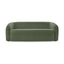 Zielona sofa z materiału bouclé 193 cm Elina – Bobochic Paris