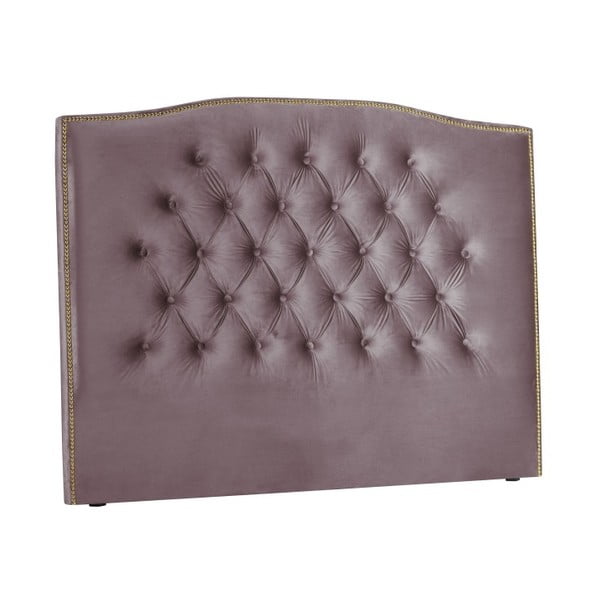 Fioletowy zagłówek łóżka Mazzini Sofas Daisy, 180x120 cm
