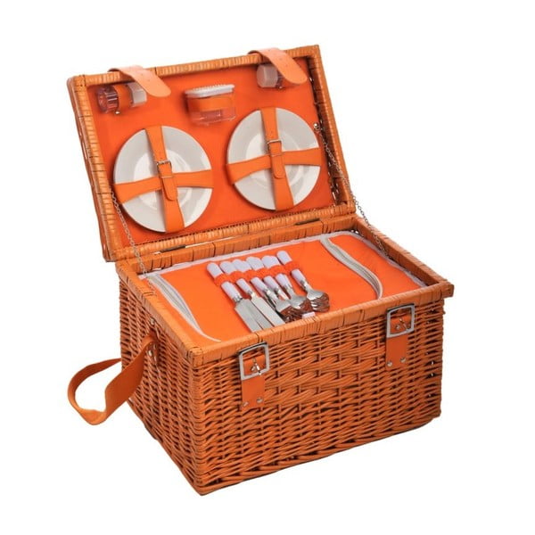 Kosz piknikowy Picnic Orange, 46x3x22 cm