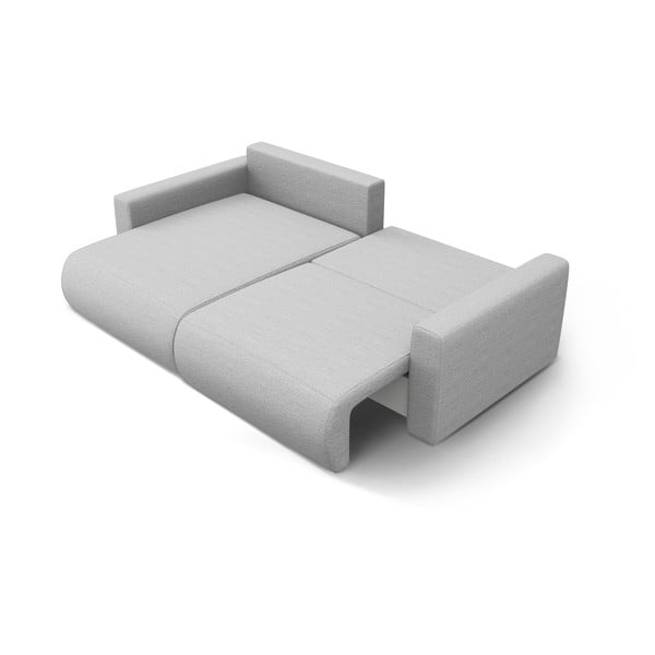 Jasnoszary rozkładany narożnik ze schowkiem Belfast – Cosmopolitan Design-image-3