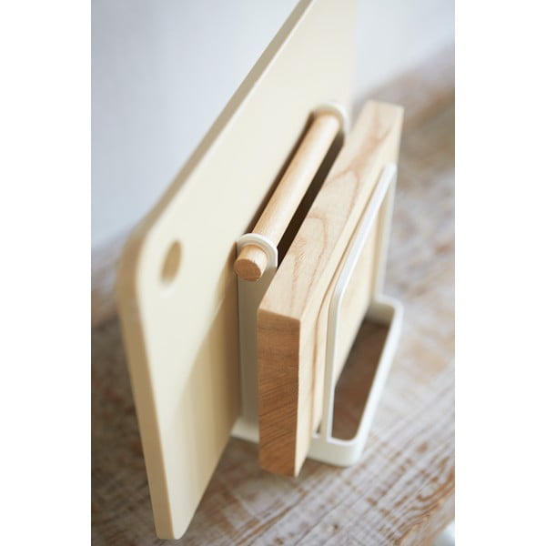 Biały stojak na deski do krojenia YAMAZAKI Tosca-image-3