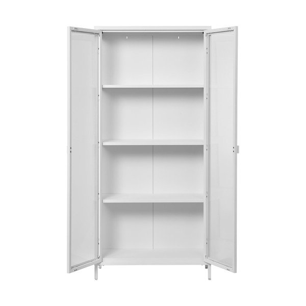 Biała metalowa witryna 80x175 cm Brisbane – House Nordic-image-2