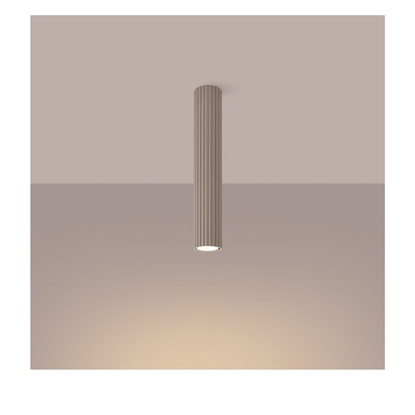 Szarobrązowa metalowa lampa punktowa Gleam – Sollux-image-1