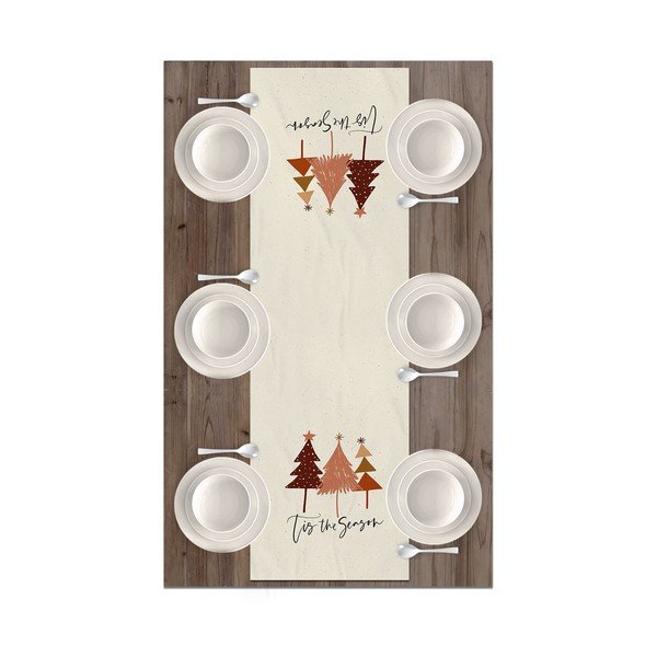 Bieżnik ze świątecznym motywem 40x140 cm – Kate Louise-image-2