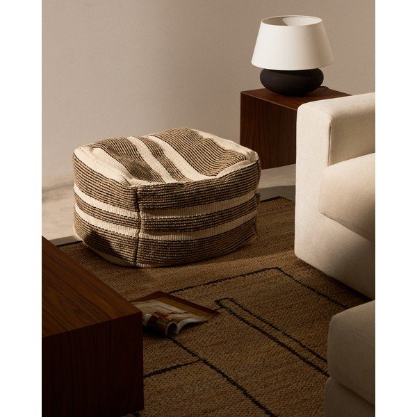 Worek do siedzenia w naturalnym kolorze Aylin – Kave Home-image-1