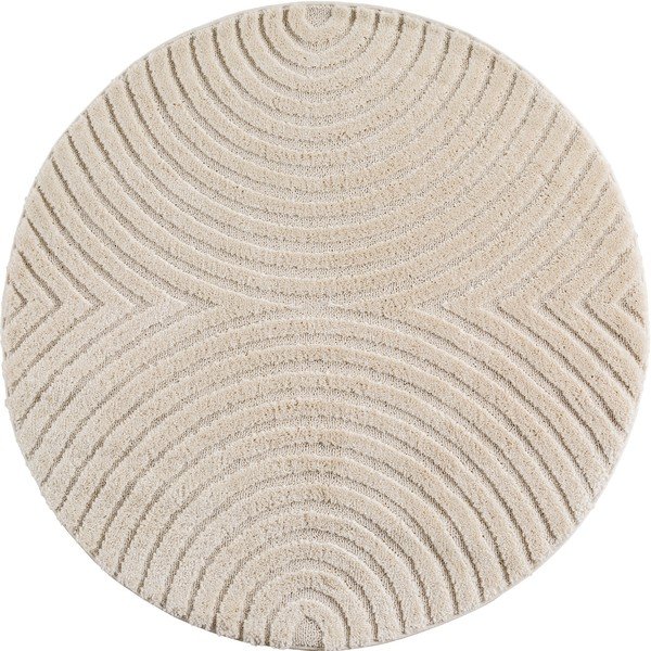 Kremowy okrągły dywan z mieszanki juty ø 80 cm Art 1122 – Ayyildiz Carpets