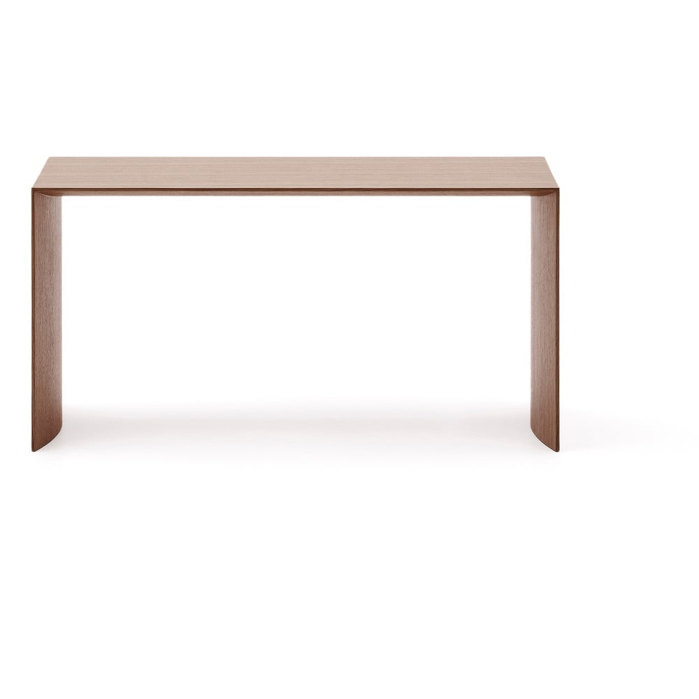 Stolik w dekorze orzecha w ciemnym naturalnym kolorze 45x90 cm Litto – Kave Home (zdjęcie 5)