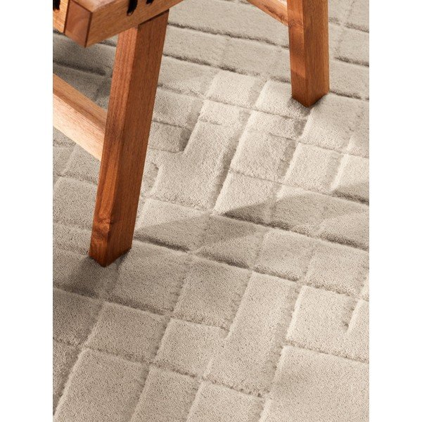 Beżowy wełniany okrągły dywan ø 200 cm Kenso – Villeroy&Boch-image-3
