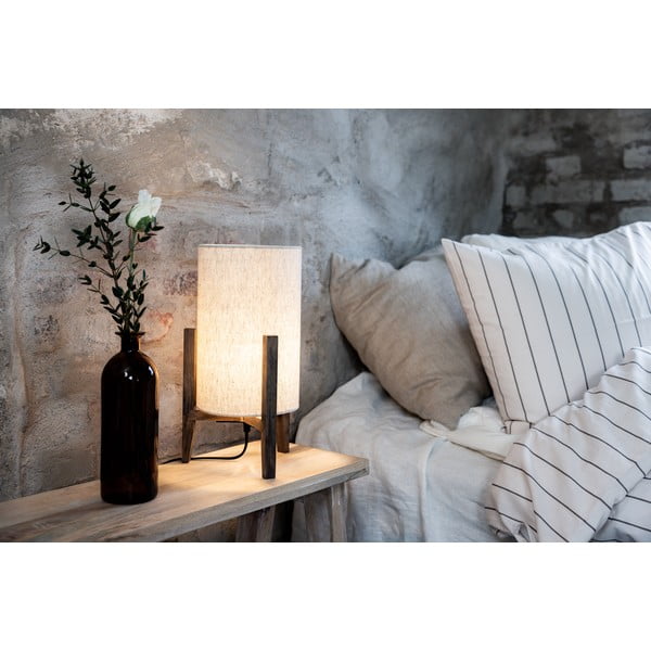 Beżowa lampa stołowa z tekstylnym kloszem (wysokość 39 cm) Eruca – Markslöjd-image-1