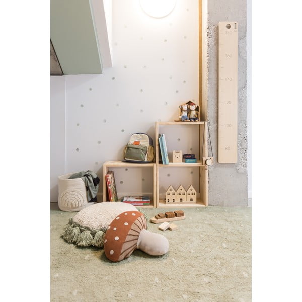 Jasnozielony bawełniany dywan tkany ręcznie odpowiedni do prania 140x200 cm Woods Symphony Olive – Lorena Canals-image-4