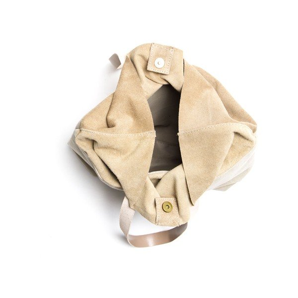 Torebka skórzana na zakupy Isabella Rhea 8020 Beige-image-4