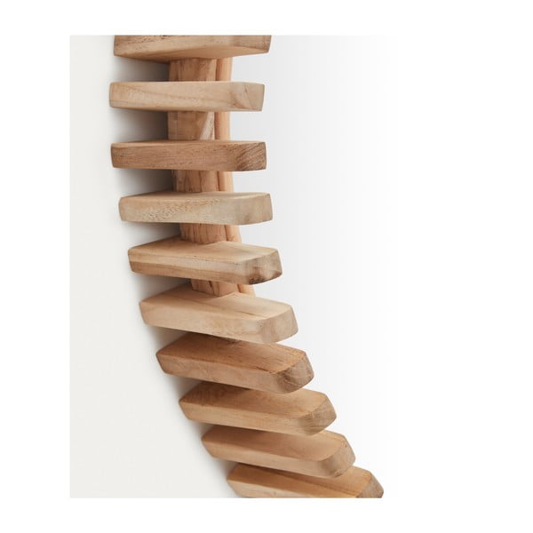 Lustro ścienne z drewnianą ramą ø 60 cm Polke – Kave Home-image-3