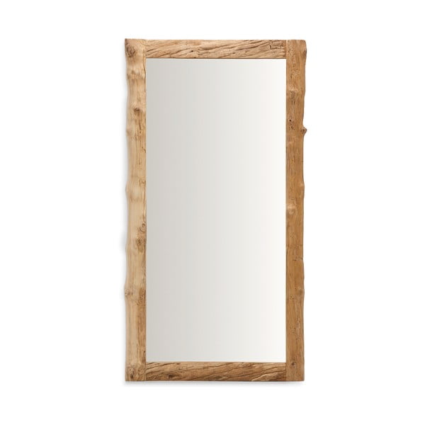 Lustro ścienne z drewnianą ramą 105x200 cm Ibro – Kave Home