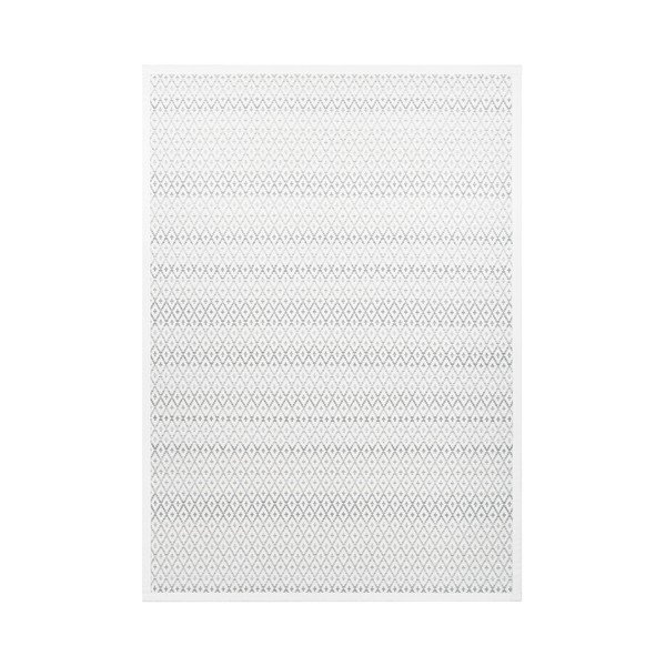 Biały wzorowany dwustronny dywan Narma Tsirgu, 250x80 cm-image-2