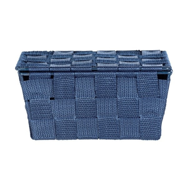 Ciemnoniebieski koszyk z pokrywką Wenko Adria-image-1
