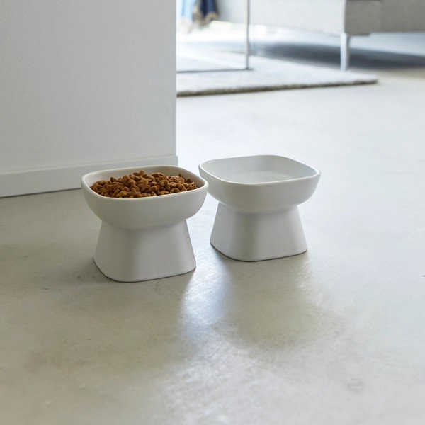 Ceramiczna miska dla czworonoga Tower – YAMAZAKI-image-2