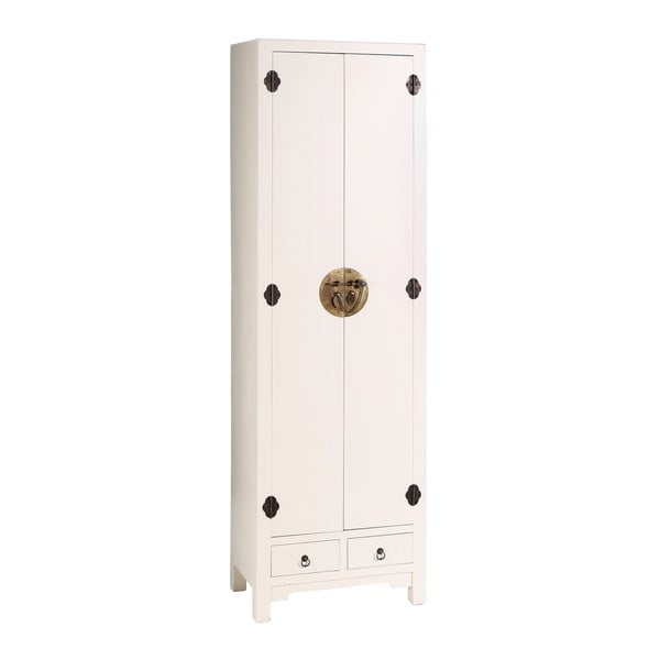 Biała szafa 55x185 cm Oriente – Ixia