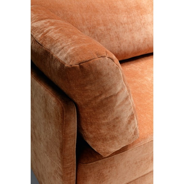 Pomarańczowa rozkładana sofa 214 cm Stiny – Sits-image-1