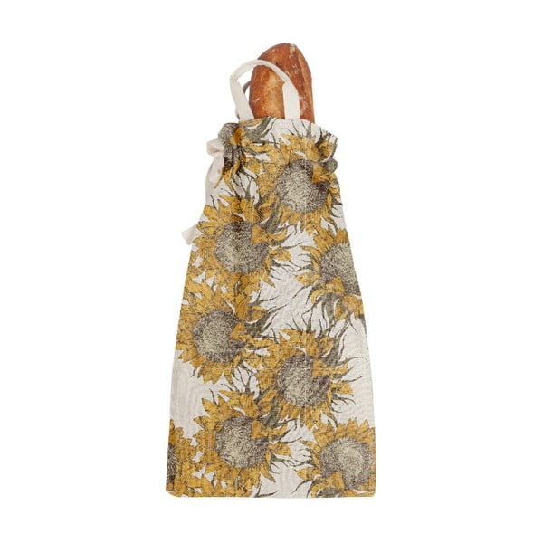 Worek na chleb z domieszką lnu Really Nice Things Bag Sunflower, wys. 42 cm