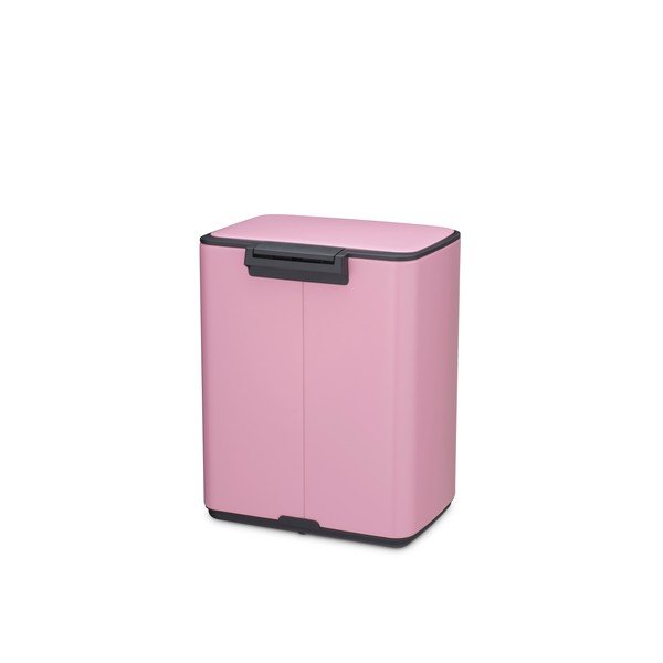 Różowy stalowy kosz na śmieci z pedałem 12 l Bo – Brabantia-image-4
