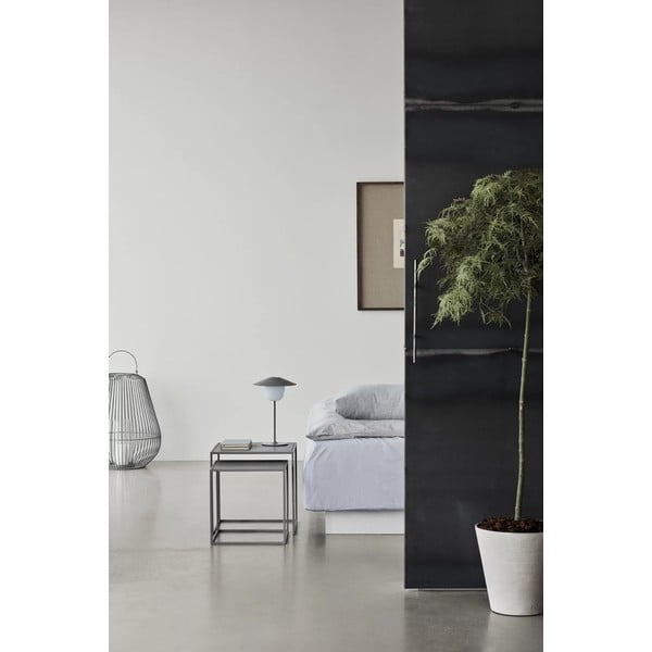 Jasnoszare metalowe stoliki zestaw 2 szt. 40x40 cm Fera – Blomus-image-1