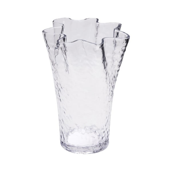 Szklany wazon (wysokość 30 cm) Ruffle – Hübsch
