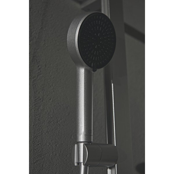 Plastikowa słuchawka prysznicowa w kolorze matowego srebra ALU+ – Ideal Standard-image-4