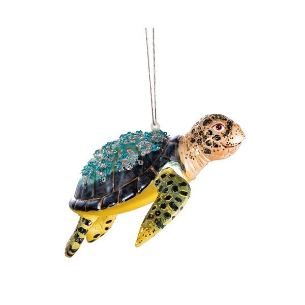 Ozdoba świąteczna wykonana ręcznie 4 cm Turtle – Sass & Belle