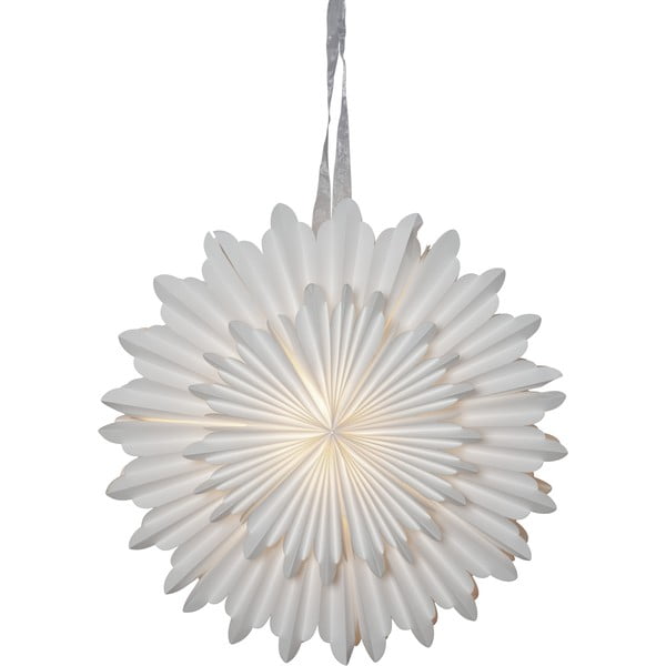Biała dekoracja świetlna ze świątecznym motywem Crystal – Star Trading