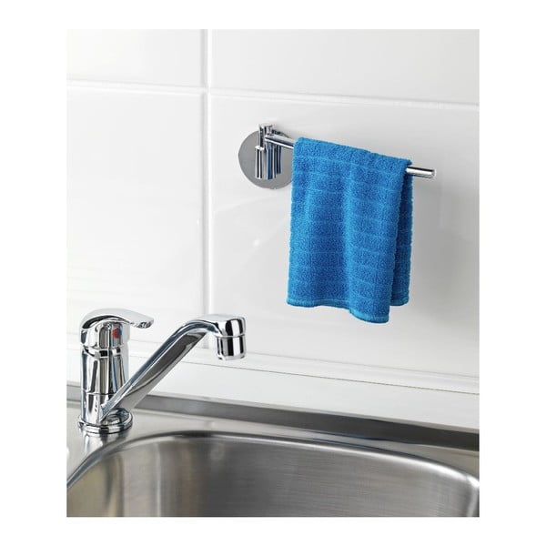 Uchwyt na ścierkę kuchenną ze stali nierdzewnej Wenko Turbo-Loc, do 40 kg-image-2