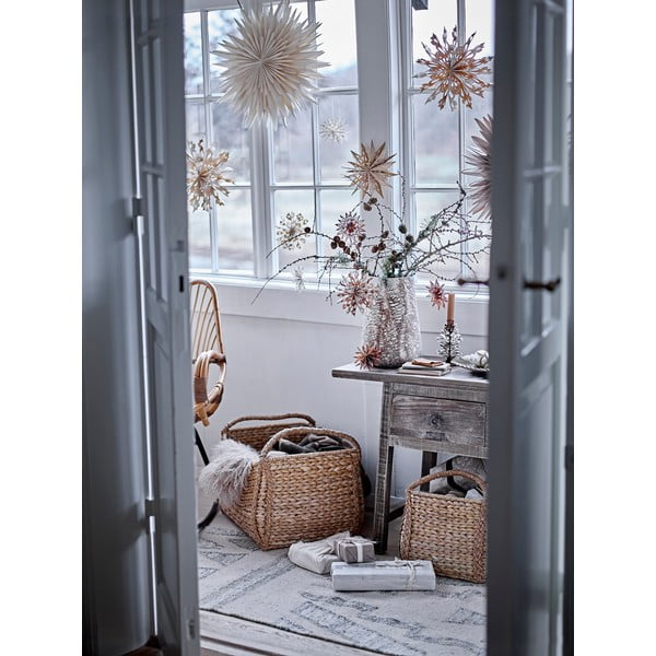 Biała dekoracja świetlna wisząca ø 50 cm Elijas – Bloomingville-image-1