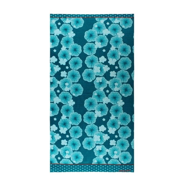 Ręcznik Blue Floral, 75x150 cm