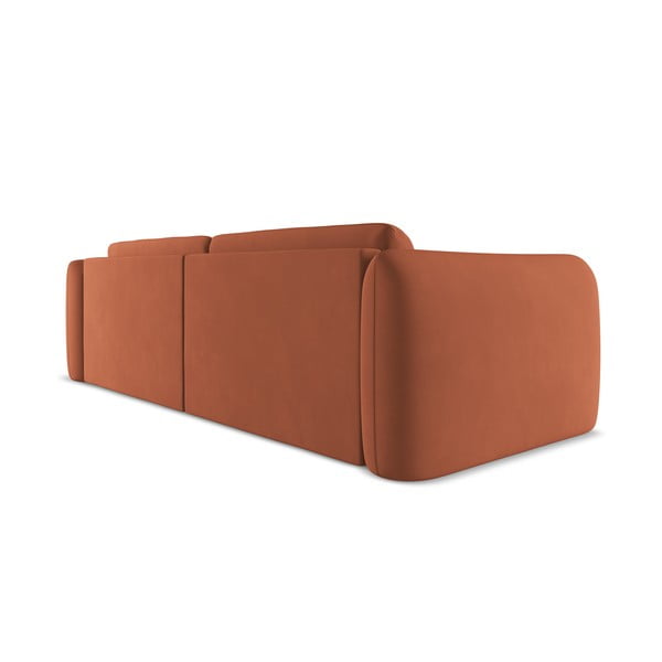 Pomarańczowa sofa 210 cm Hoku – Makamii-image-4