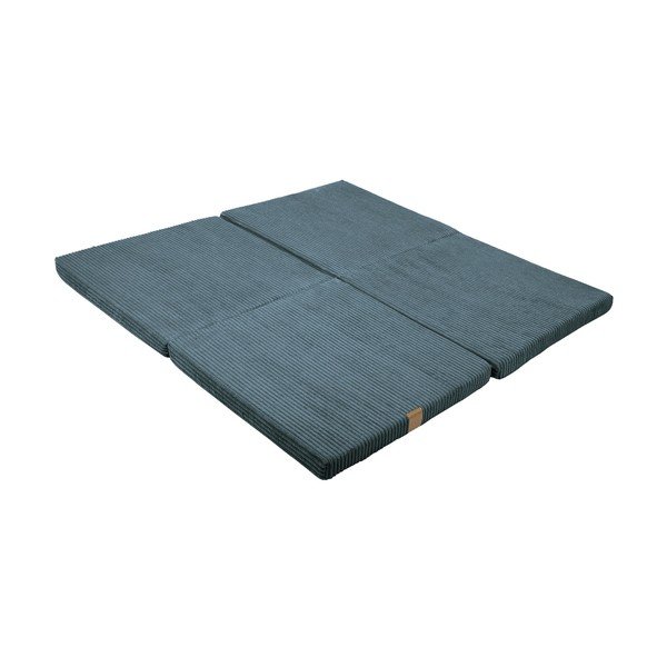 Turkusowa mata do zabawy dla dzieci 120x120 cm – Meowbaby