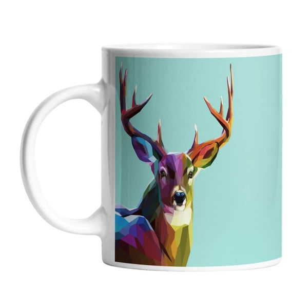 Ceramiczny kubek Majestic Deer, 330 ml