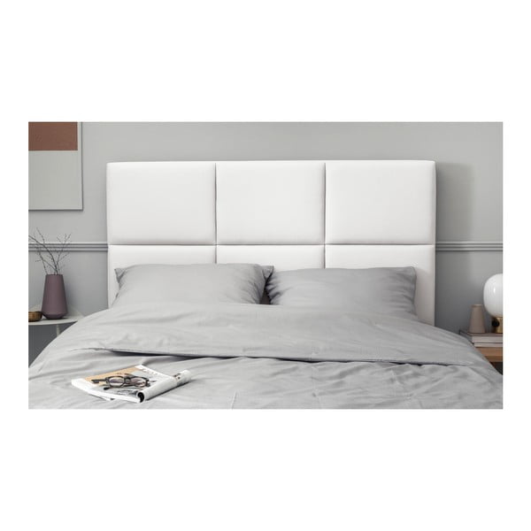Biały tapicerowany zagłówek łóżka THE CLASSIC LIVING Aude, 200x120 cm-image-2