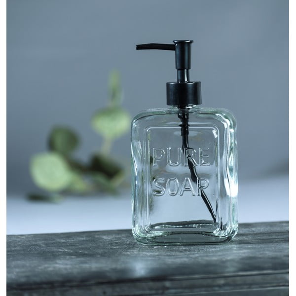 Szklany dozownik do mydła Wenko Pure Soap-image-1