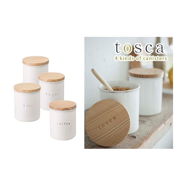 Ceramiczny pojemnik na żywność na żywność Tosca – YAMAZAKI-image-3