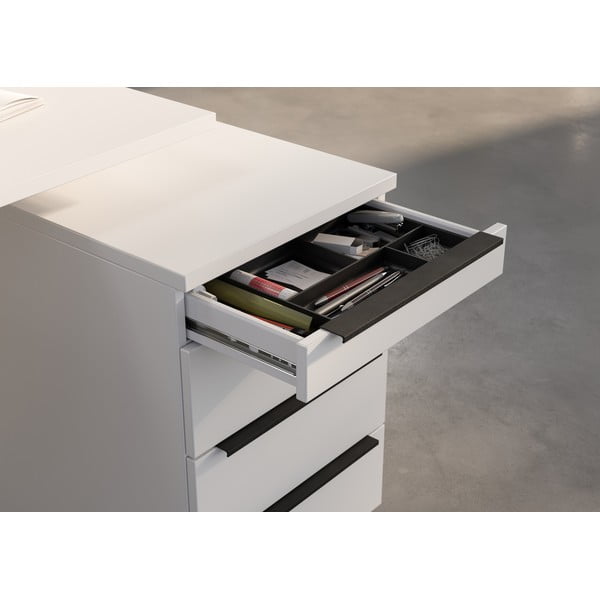 Biała szafka z zamkiem 42x63 cm Mailand – Germania-image-1