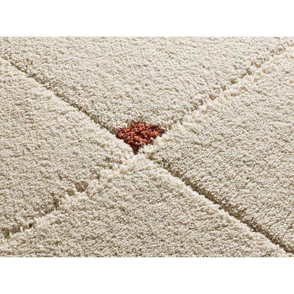 Ceglasto-kremowy dywan 133x190 cm Brenda – Universal-image-2