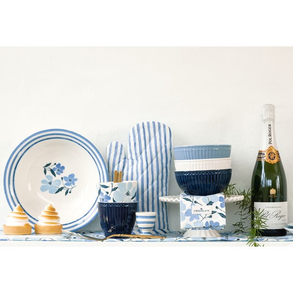 Biała ceramiczna patera na tort Green Gate Columbine, ø 20 cm-image-1