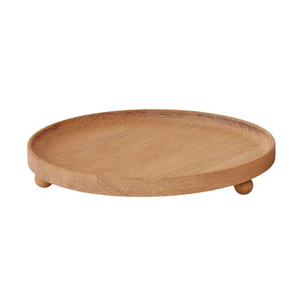 Drewniana taca ø 30 cm Inka – OYOY Living Design