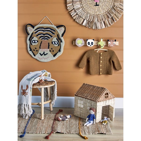 Dziecięcy wieszak ścienny z drewna sosnowego Sade − Bloomingville Mini-image-1