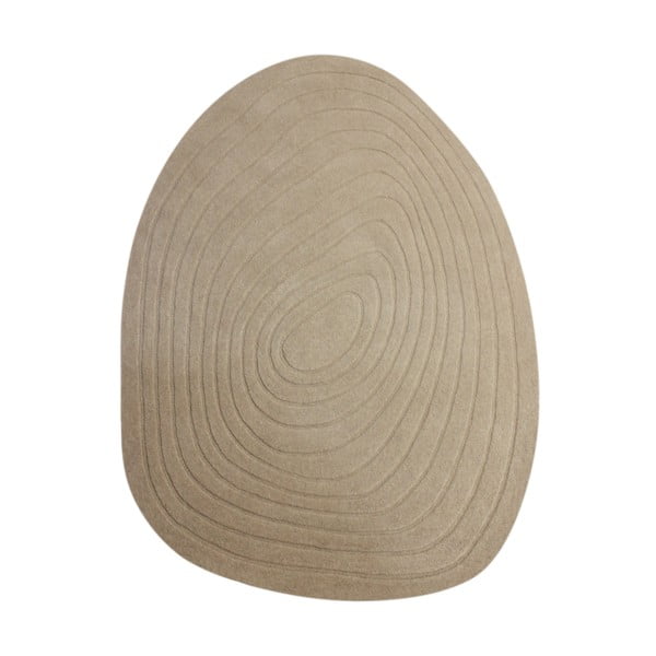 Beżowy wełniany dywan 160x230 cm Puddle Wool – Flair Rugs