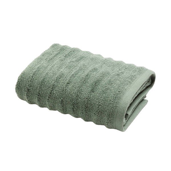 Zielony bawełniany ręcznik frotte 50x90 cm Maya – douceur d'intérieur
