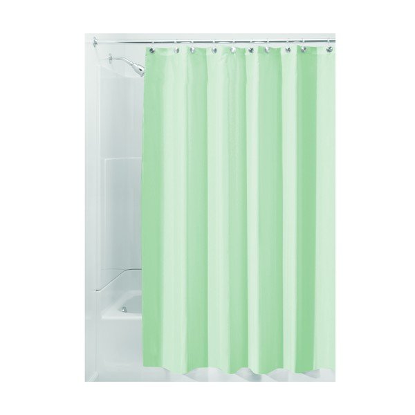 Zielona zasłona prysznicowa iDesign, 183x183 cm-image-2