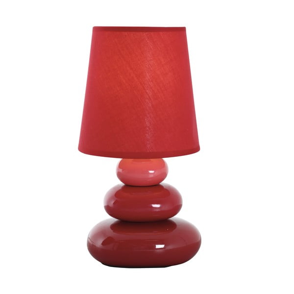 Lampa stołowa Stoff, czerwona