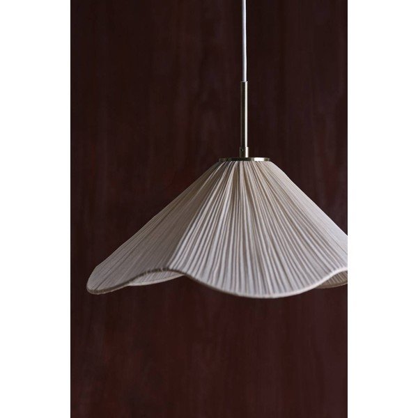 Kremowa tekstylna lampa wisząca ø 50 cm Lunaria – Jotex-image-3