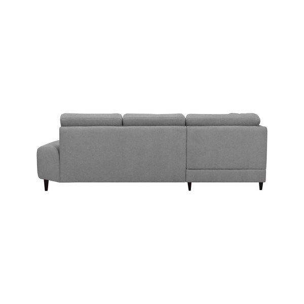 Jasnoszary rozkładany narożnik ze schowkiem prawostronny Windsor & Co Sofas Beta-image-2