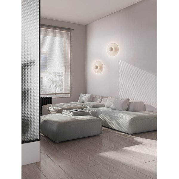 Biały aluminiowy kinkiet LED Edem – Nova Luce-image-1